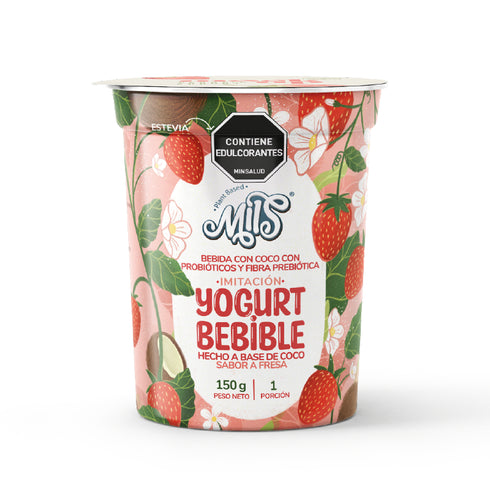 YOGURT A BASE DE COCO MILS 150G FRESA